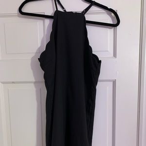 Lulu’s Halter-Neck Scallop Bodycon Dress